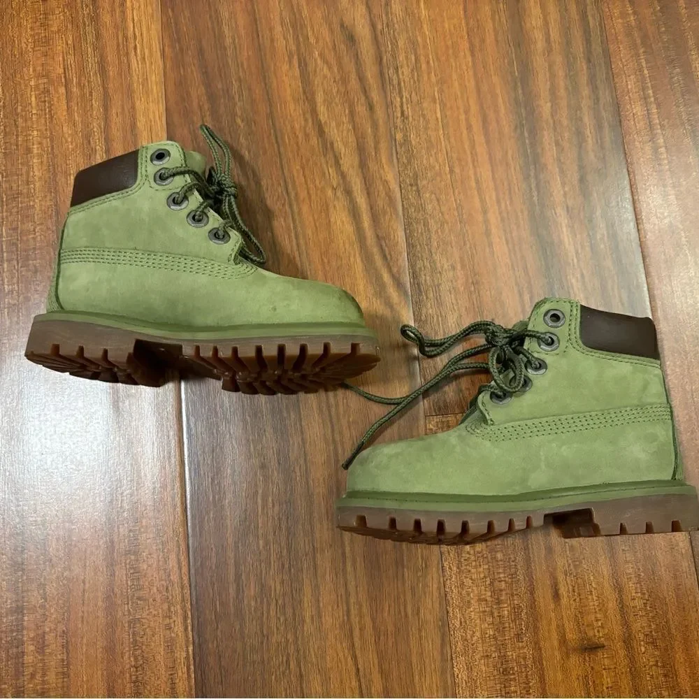 Timberland mint green lace up outdoor hiking boots